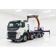 2016 VOLVO FM 460 8X4 AUTOMATIC REAR MOUNT CRANE TRAY TRUCK 