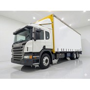 2014 SCANIA P320 AUTOMATIC (6X2) 14 PALLET CURTAINSIDER