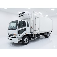 2010 MITSUBISHI FM600 10 PALLET REFRIGERATED PANTECH